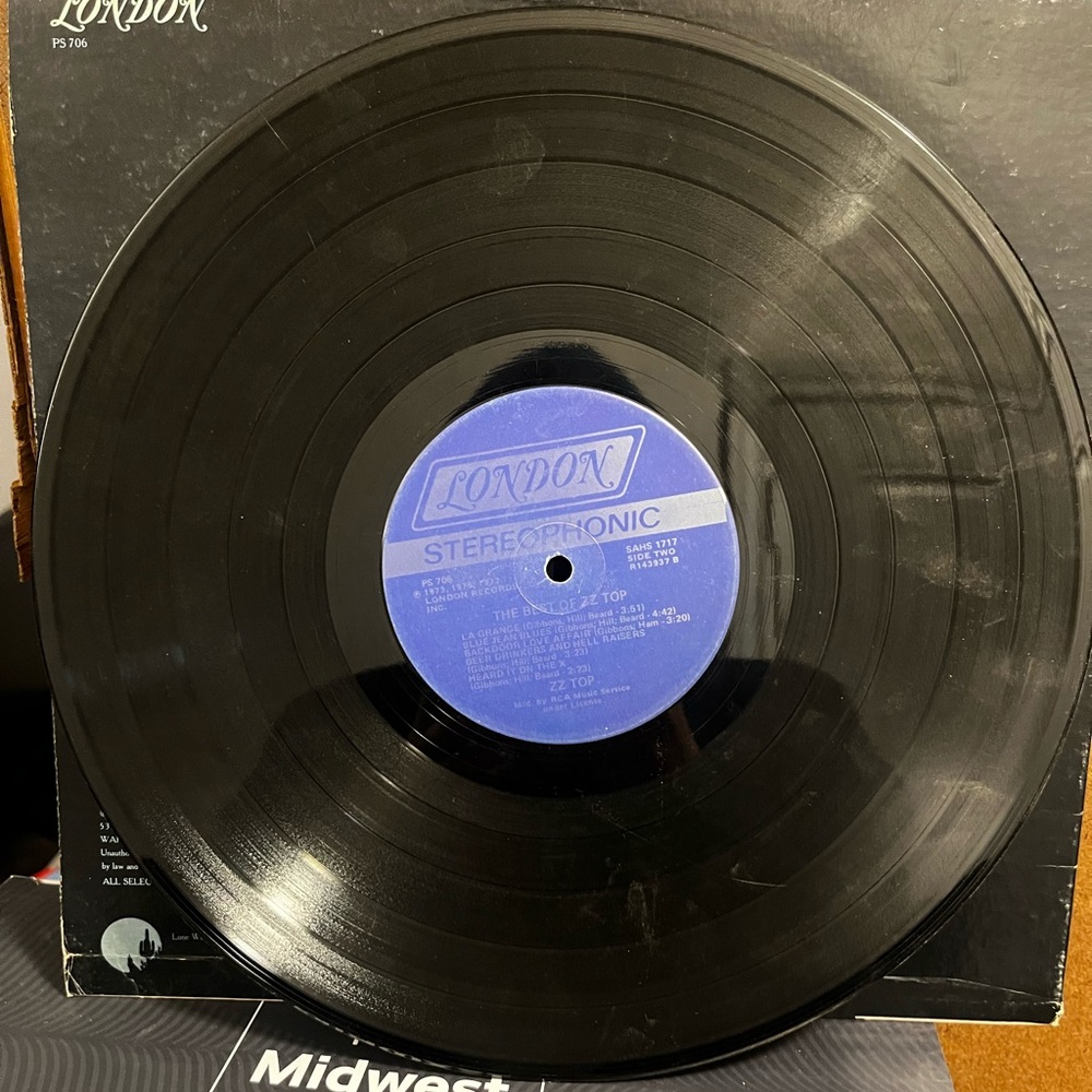 Best of ZZ TOP Vinyl Record 1976 - Picture 3 of 6
